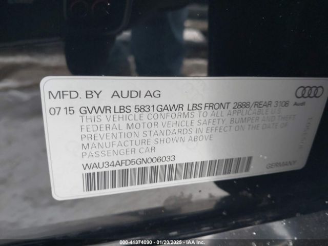 WAU34AFD5GN006033 Audi A8 L 3.0t
