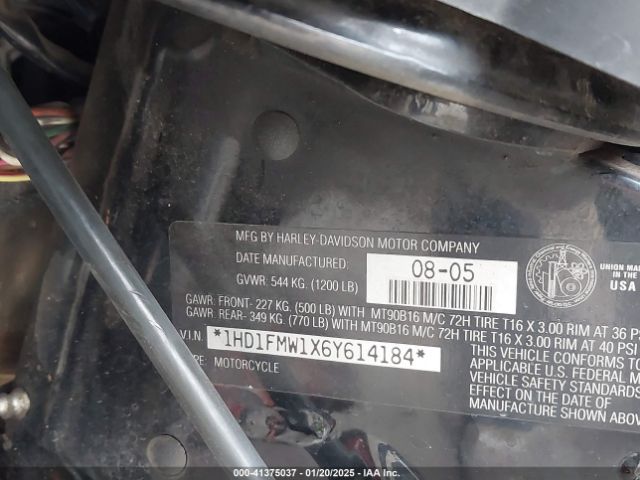 2006 HARLEY-DAVIDSON FLHTPI 1HD1FMW1X6Y614184 Photo 9