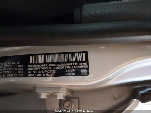 ZACCJBBT2FPC16738 Jeep Renegade Latitude