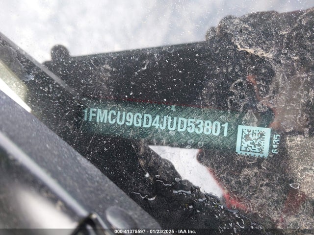 Ford ESCAPE SE 2018 1FMCU9GD4JUD53801 Image 9