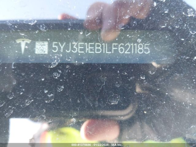 5YJ3E1EB1LF621185 Tesla Model 3 Long Range Dual Motor All-wheel Drive