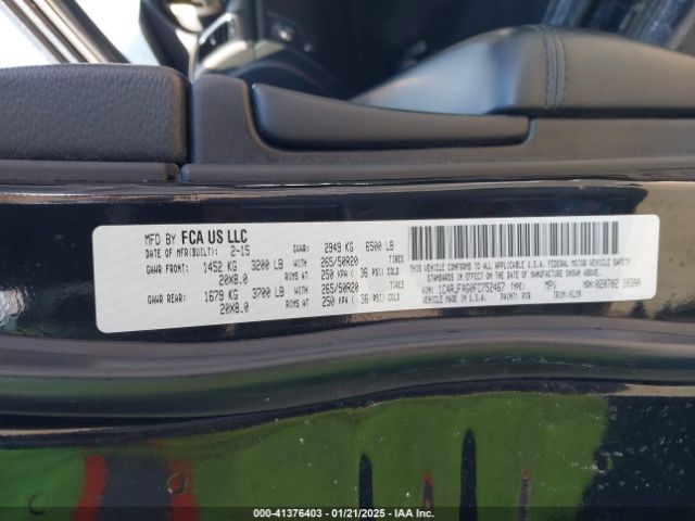1C4RJFAG0FC752467 Jeep Grand Cherokee Altitude