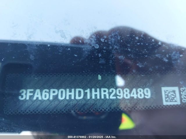 3FA6P0HD1HR298489 Ford FUSION SE