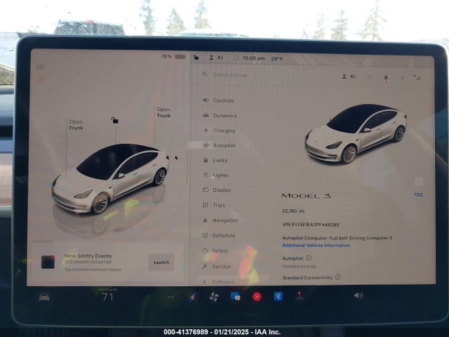 2023 TESLA MODEL 3 5YJ3E1EA2PF448385 Photo 6