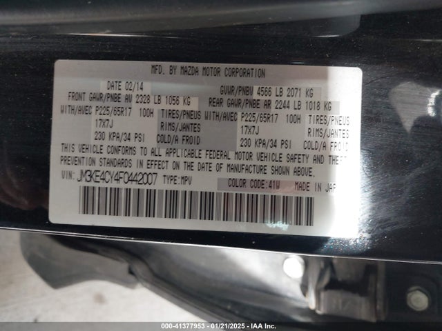 Mazda Cx-5 Touring 2015 JM3KE4CY4F0442007 Image 9