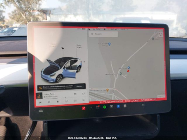 5YJYGAEE8MF158098 Tesla Model Y Long Range Dual Motor All-wheel Drive