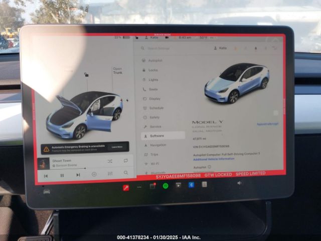 5YJYGAEE8MF158098 Tesla Model Y Long Range Dual Motor All-wheel Drive
