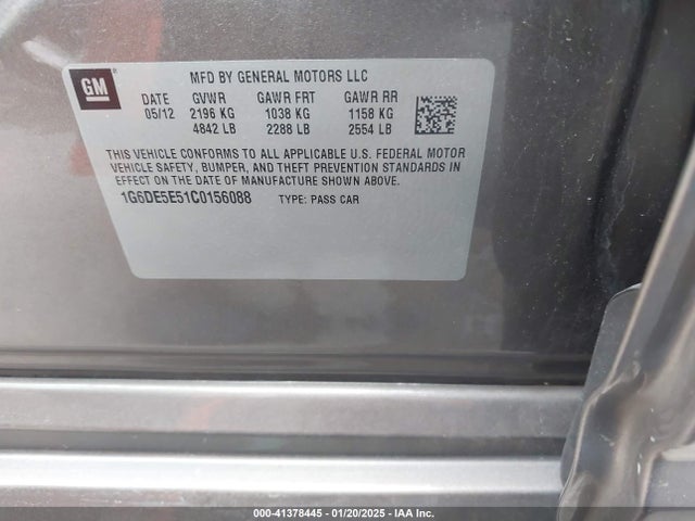 2012 CADILLAC CTS 1G6DE5E51C0156088 Photo 8