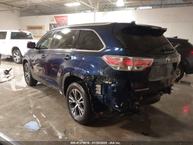 5TDKKRFH3GS124856 Toyota Highlander Xle V6