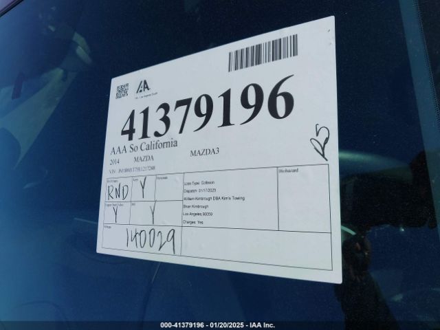 JM1BM1T75E1217248 Mazda Mazda3 I Sv