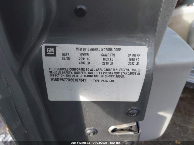 2006 CADILLAC CTS 1G6DP577X60107341 Photo 8