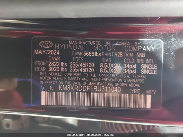 KM8KRDDF1RU311040 Hyundai Ioniq 5 Limited