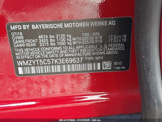 2019 MINI COUNTRYMAN WMZYT5C57K3E69637 Photo 8