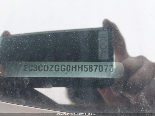 2C3CDZGG0HH587076 Dodge Challenger Gt