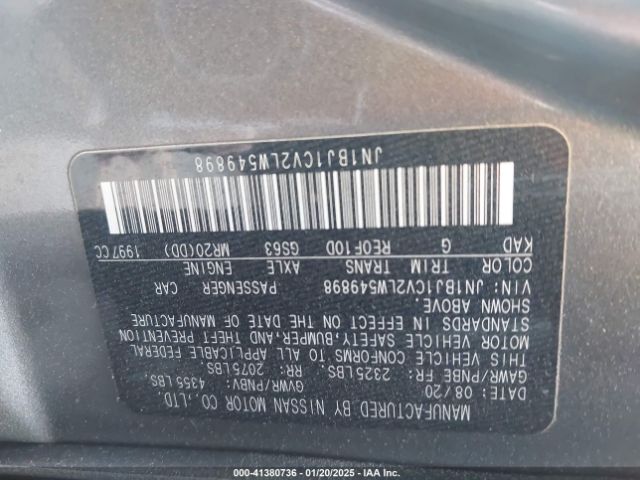 JN1BJ1CV2LW549898 Nissan Rogue Sport Sv Fwd Xtronic Cvt