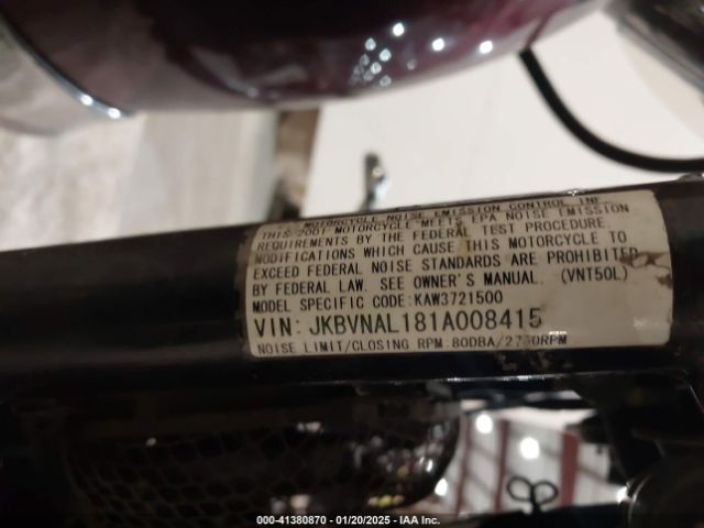 2001 KAWASAKI VN1500 JKBVNAL181A008415 Photo 9