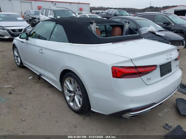 2021 AUDI A5 CABRIOLET WAUWAGF54MN004108 Photo 2