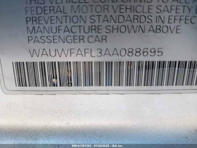 Продажа на аукционе авто 2010 Audi A4 2.0t Premium, vin: WAUWFAFL3AA088695, номер лота: 41381293