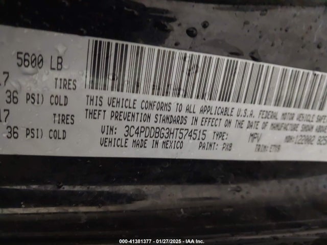 Dodge Journey 2017 3C4PDDBG3HT574515 Image 9