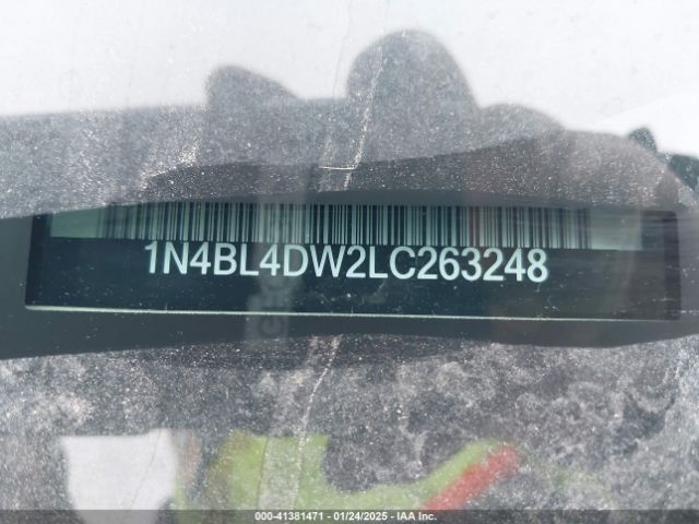 1N4BL4DW2LC263248 Nissan Altima Sv Intelligent Awd
