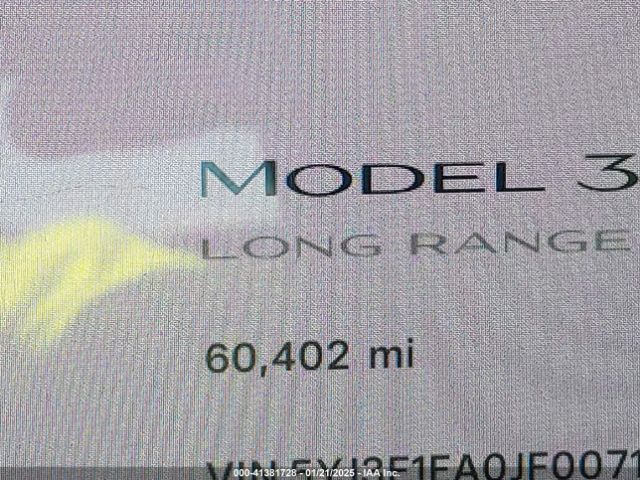 5YJ3E1EA0JF007104 Tesla Model 3 Long Range/mid Range