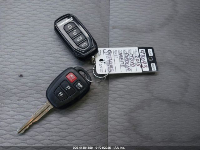 2T1BURHE1FC350592 Toyota COROLLA LE