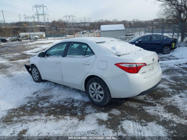 2T1BURHE1FC350592 Toyota COROLLA LE