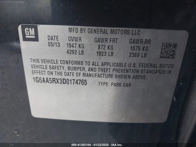 2013 CADILLAC ATS 1G6AA5RX3D0174765 Photo 8