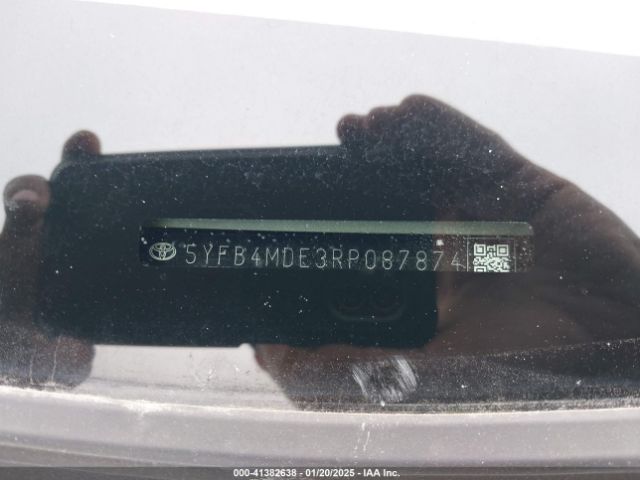 5YFB4MDE3RP087874 Toyota COROLLA LE