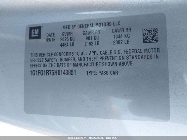 1G1FG1R75H0143851 Chevrolet CAMARO 2SS