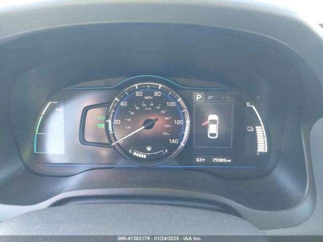 KMHC65LC2KU163576 Hyundai Ioniq Hybrid Blue