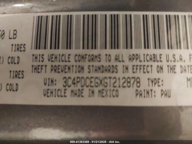 3C4PDCEGXGT212878 Dodge Journey R/t