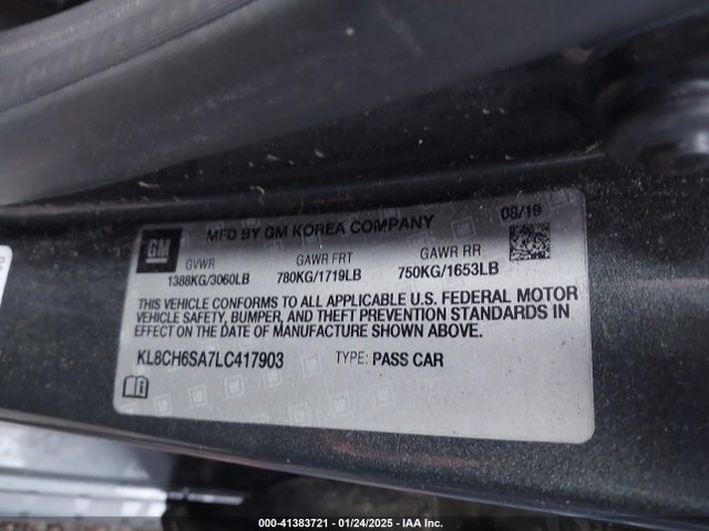 Chevrolet Spark Fwd Activ Automatic 2020 KL8CH6SA7LC417903 Image 9