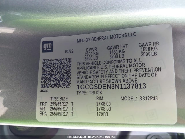 1GCGSDEN3N1137813 Chevrolet Colorado 2wd  Short Box Z71