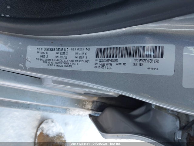 Chrysler 200 Limited 2015 1C3CCCAB6FN528941 Image 9