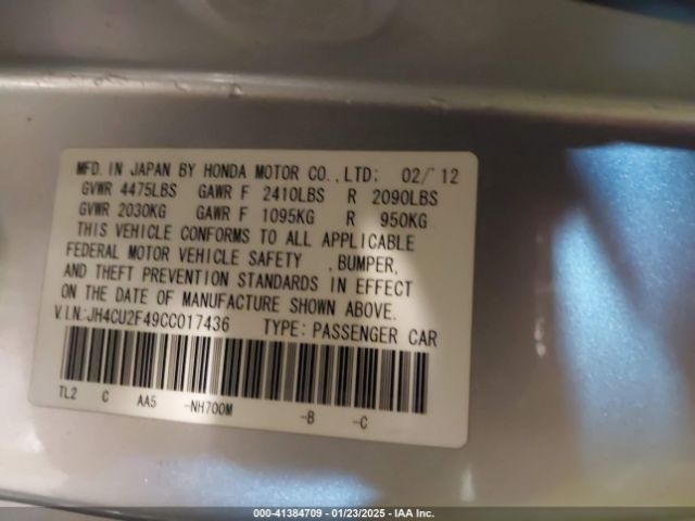 2012 ACURA TSX JH4CU2F49CC017436 Photo 8