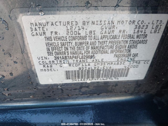 Nissan SENTRA SV 2015 3N1AB7AP4FL629696 Image 9