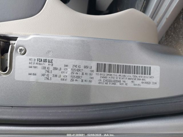 2C4RDGBGXJR285408 Dodge Grand Caravan Se