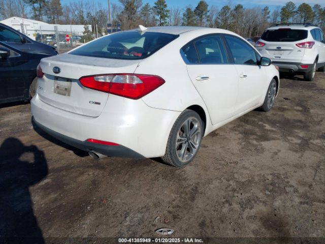 KNAFX4A82E5094584 KIA FORTE EX