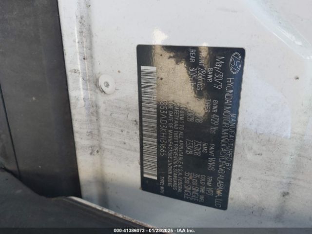 5NMS53AD3KH131665 Hyundai Santa Fe Ultimate