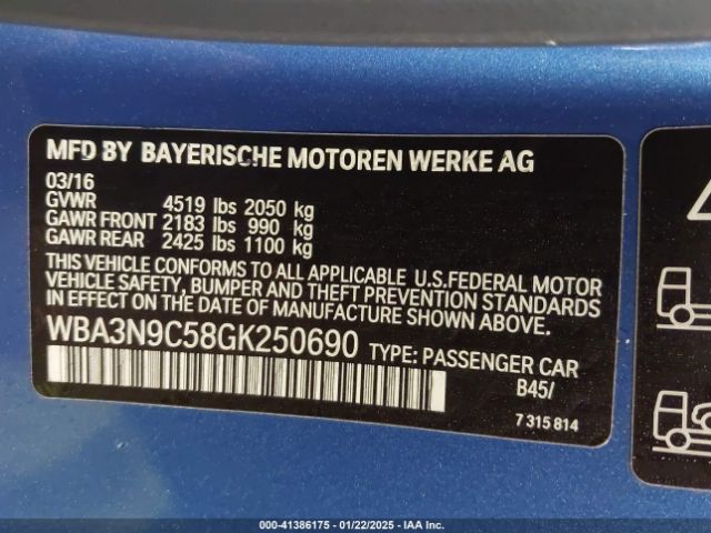 WBA3N9C58GK250690 BMW 428i Xdrive
