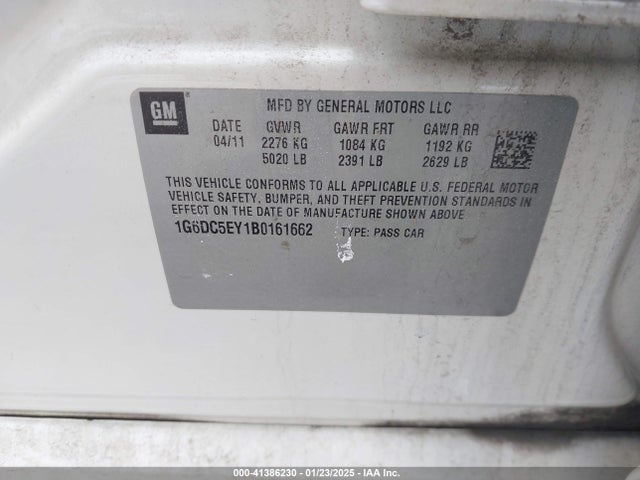 2011 CADILLAC CTS 1G6DC5EY1B0161662 Photo 8