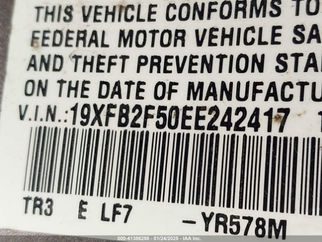 19XFB2F50EE242417 Honda Civic Lx
