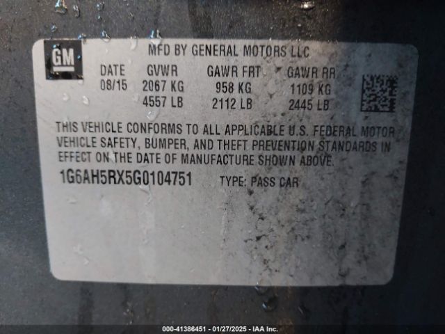 2016 CADILLAC ATS 1G6AH5RX5G0104751 Photo 8