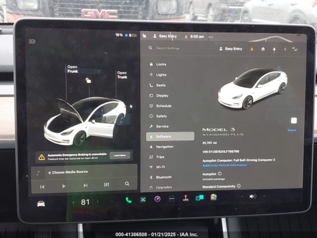 5YJ3E1EA1LF799766 Tesla Model 3 Standard Range Plus Rear-wheel Drive/standard Range Rear-wheel Drive