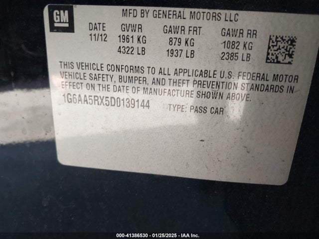 2013 CADILLAC ATS 1G6AA5RX5D0139144 Photo 8