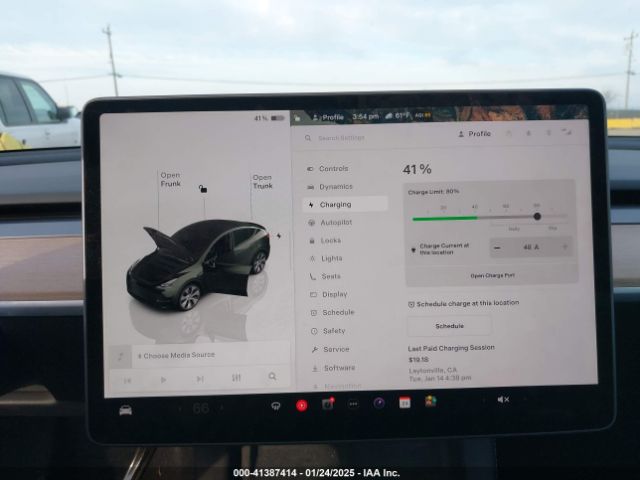 7SAYGDEE2PA171113 Tesla Model Y Awd/long Range Dual Motor All-wheel Drive