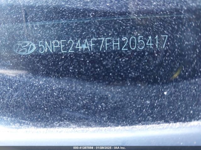 5NPE24AF7FH205417 Hyundai SONATA SE