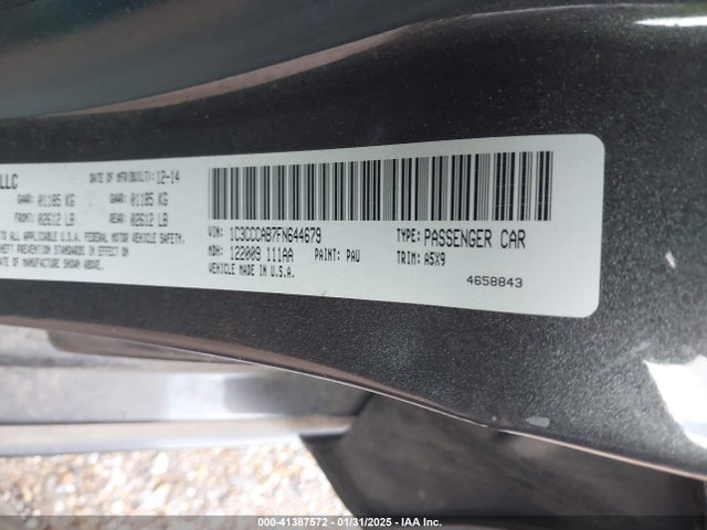 Chrysler 200 Limited 2015 1C3CCCAB7FN644679 Image 9