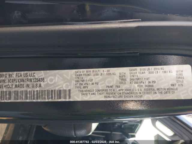 1C4PJXAN1RW125436 Jeep Wrangler 2-door Sport S 4x4